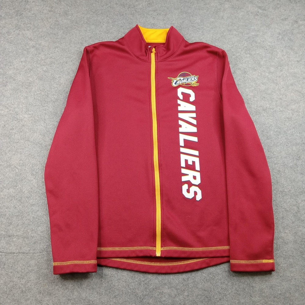 Cleveland Cavaliers Jacket Mens Small Red NBA Basketball Full Zip VF‎ Imagewear